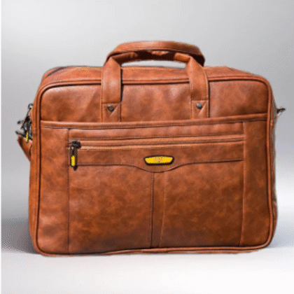 Men’s Office Bag Briefcase Bag File Bag Laptop Bag Travel Document Bag PU leather Side Bag