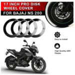 Wheel cover half for bike Unviersal for bike 17 inch (Black)