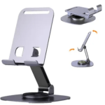 Mobile Phone stand for Desk/Bed,360° Degree Rotating,adjustable Foldable Cell Phone Holder