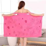 Wearable Quick Drying Folding Bathrobe Towel