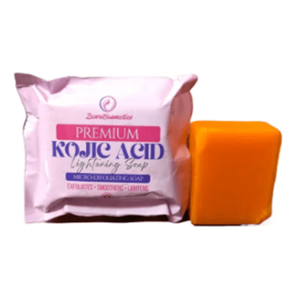 Premium Kojic Acid Soap by Zuwa Cosmetics, Exfoliates, Smoothens, Lightens – 135 gm