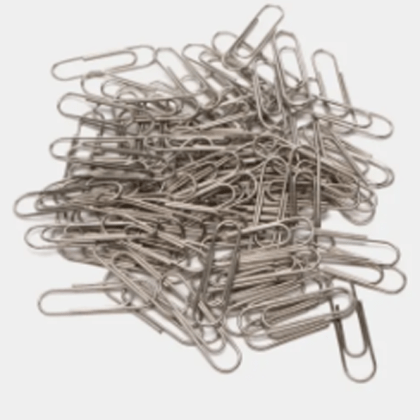 75Pcs Paper Clips, U Clips, Gem Clips, Metal